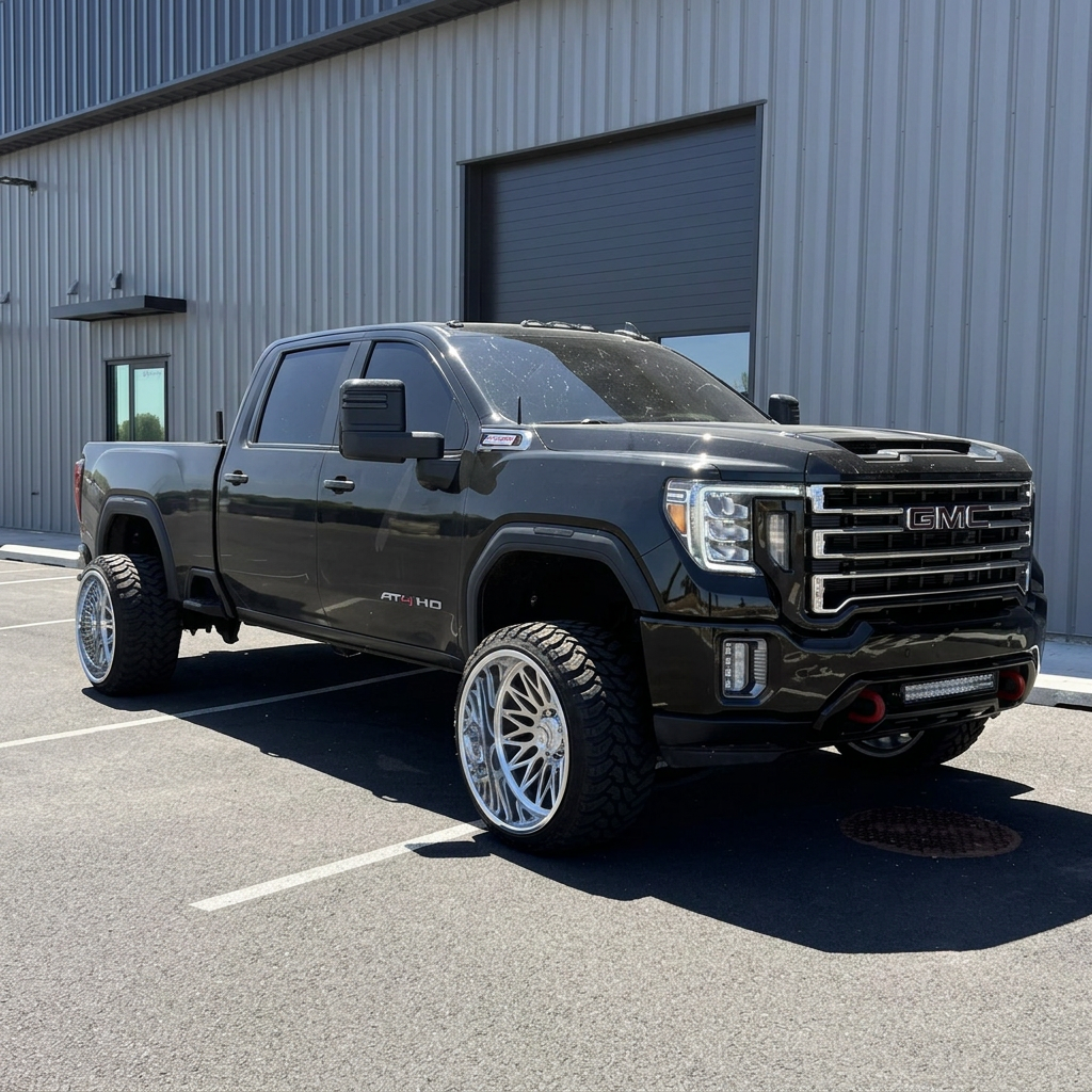 GMC pickup / wheel detail