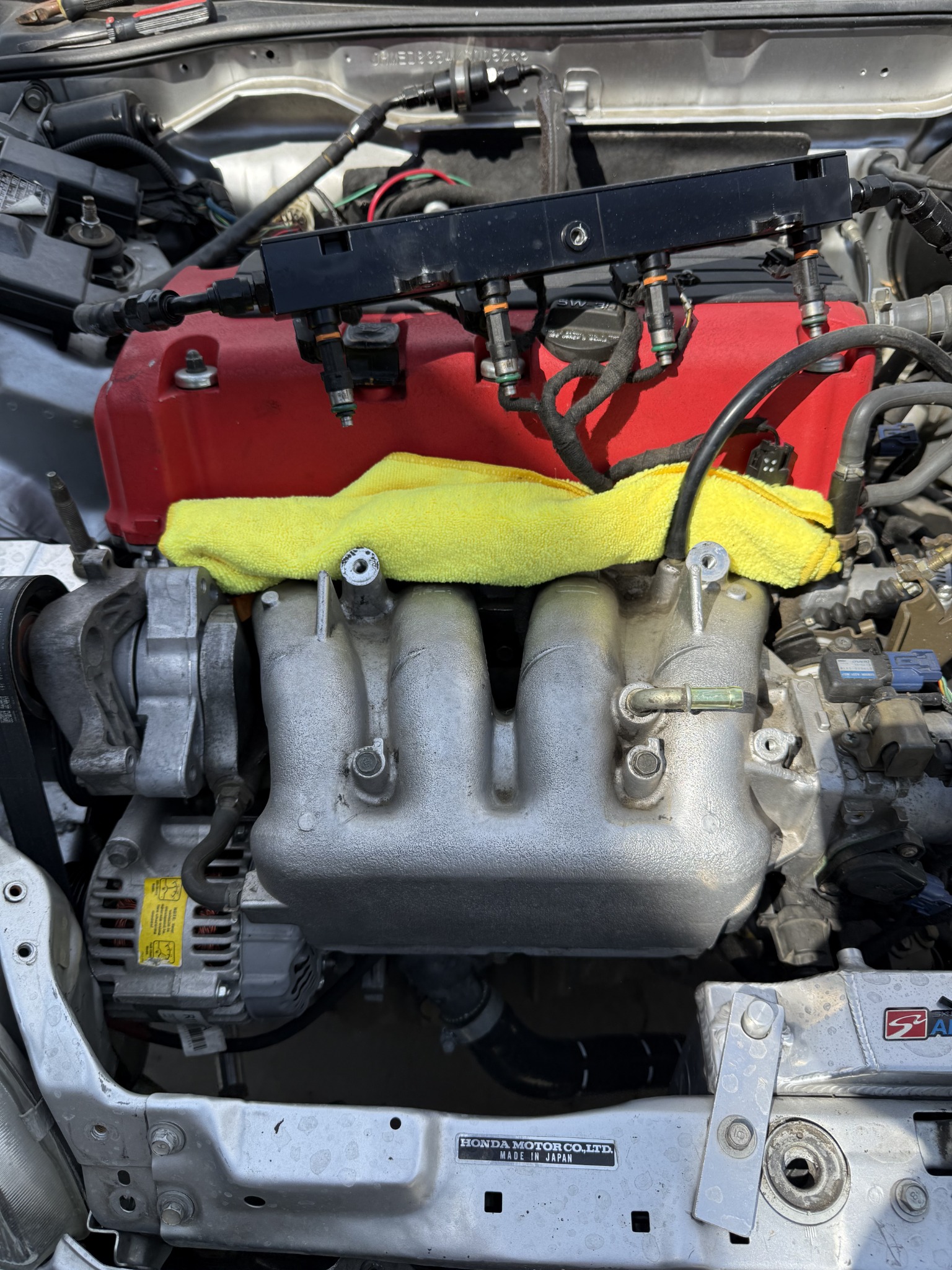 Engine component before