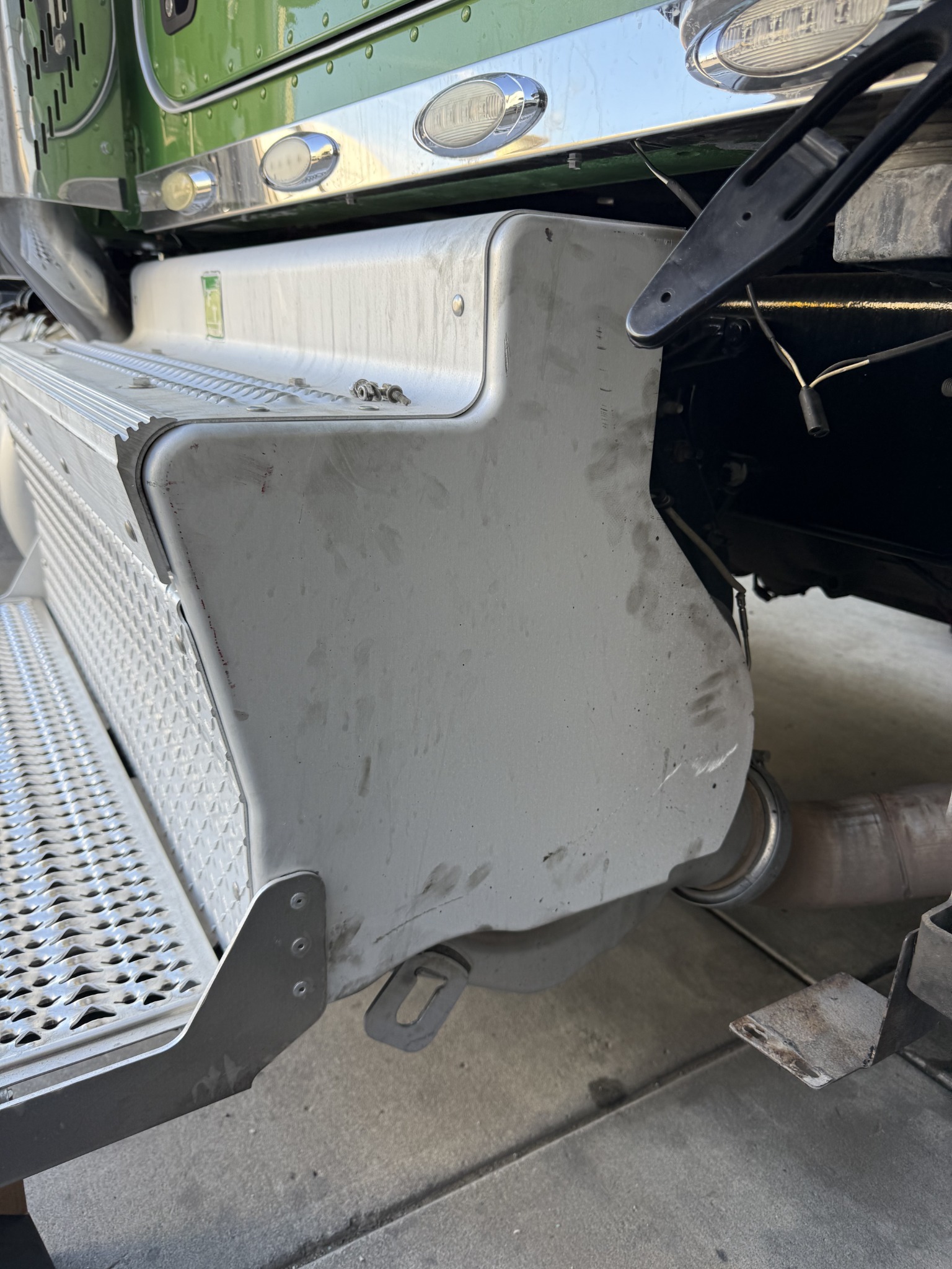 Step and panel before