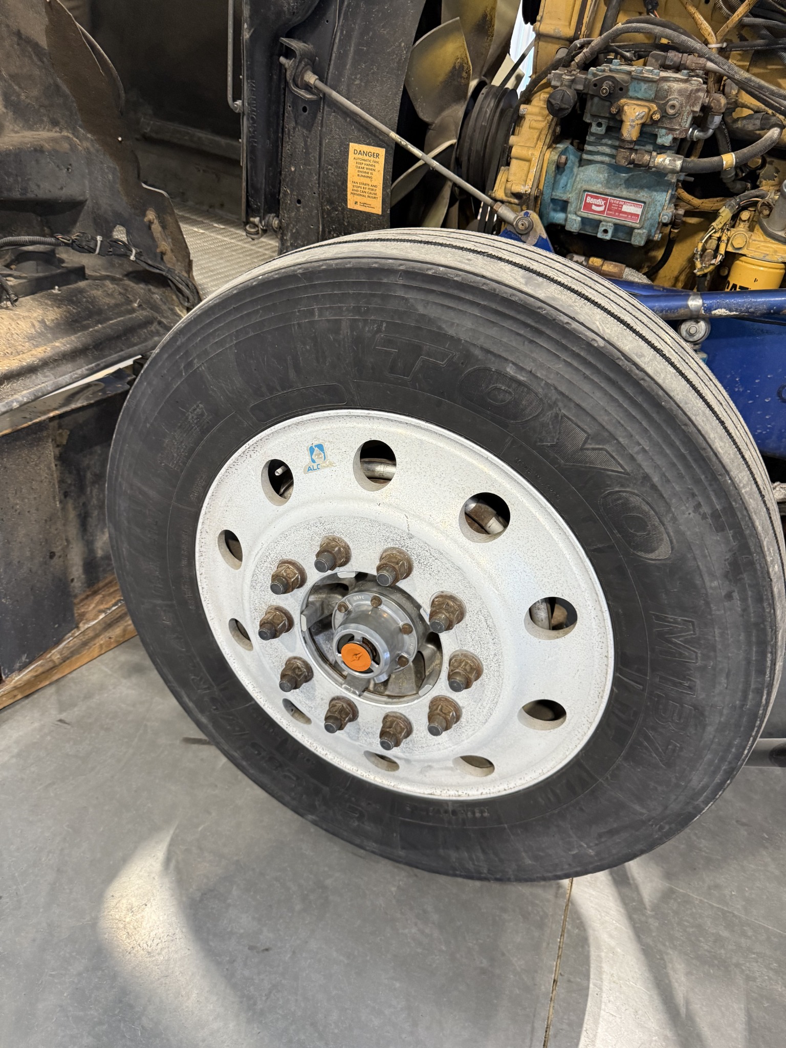 Wheel / shop view before